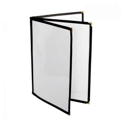 Triple Page Book Fold menu Cover