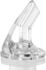 TrueCraftware- 1/2 oz Measured Liquor Pourer with Orange Tail & No Collar Acrylonitrile Set of 12- Cocktail Shot Dispenser Liquor Bottle Pourers Alcohol Liquor Pourers Bar Bartender Accessories