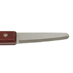 TrueCraftware ? Set of 3-7-1/4? Commercial Grade Clam Knife, Stainless Steel with Wood Handle