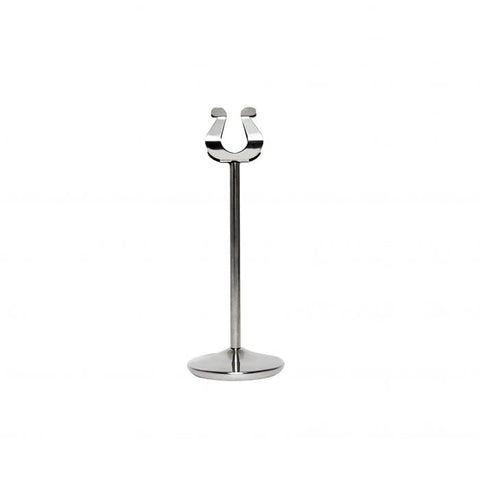 TrueCraftware ? Set of 12 ? 8 inch Table Card Stand, Stainless Steel, Heavy Base