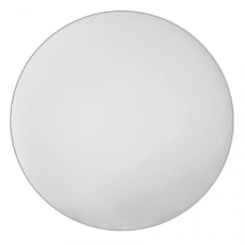 TrueCraftware ? Heavy-Duty 14? x 1/2? Round Cutting Board, White, High Density Polyethylene, Made In Taiwan, Dishwasher Safe