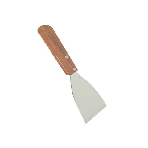 TrueCraftware ? 3- inch Commercial Grade Blade Scraper, Stainless Steel, Wood Handle