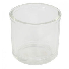 TrueCraftware ?Commercial Grade 7 oz. Condiment Jar, Glass Body with Stainless Steel Lid