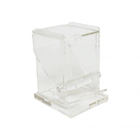 TrueCraftware ? Commercial Grade Acrylic Toothpick Dispenser, Easy lift top for refills, Clear Color