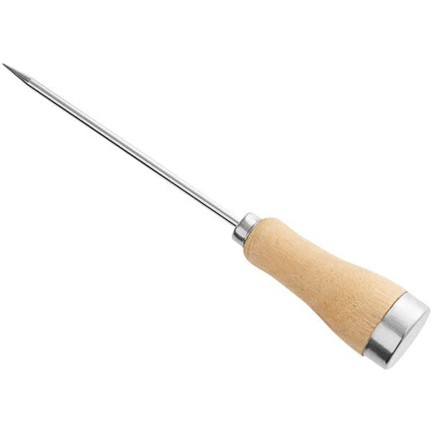 TrueCraftware ? Commercial Grade 8- inch Ice Pick, Stainless Steel with Wooden Handle, Heavy Duty