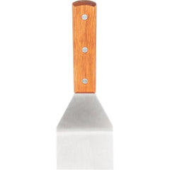 TrueCraftware ? 6- inch Commercial Grade Round Blade Turner, Stainless Steel with Wooden Handle