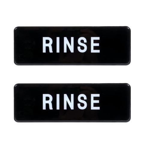 TrueCraftware ? Set of 2- Rinse Sign 9