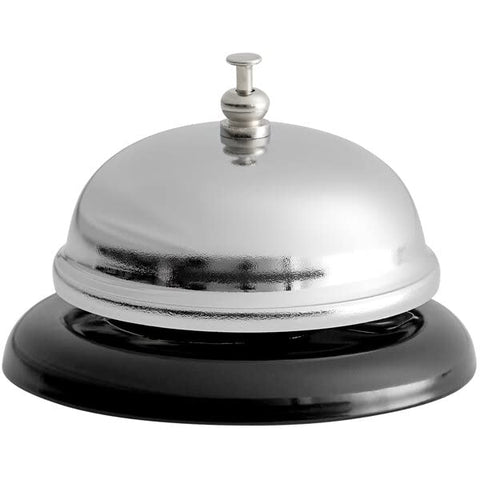 TrueCraftware ? Commercial Grade Table Bell, Stainless Steel, one Touch Button