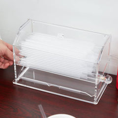 TrueCraftware ? Commercial Grade Straw Dispenser, Acrylic, Easy lift top for refills, Clear Color