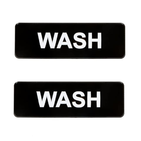 TrueCraftware ? Set of 2- Wash Sign 9