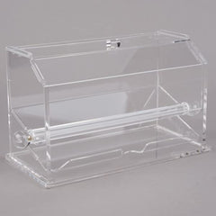 TrueCraftware ? Commercial Grade Straw Dispenser, Acrylic, Easy lift top for refills, Clear Color