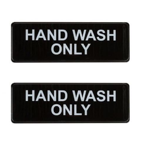 TrueCraftware ? Set of 2- Hand Wash Only Sign 9