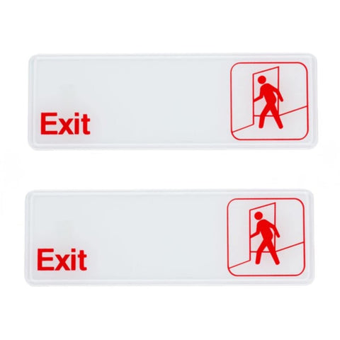 TrueCraftware ? Set of 2- Exit Sign 9