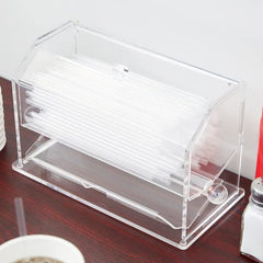 TrueCraftware ? Commercial Grade Straw Dispenser, Acrylic, Easy lift top for refills, Clear Color