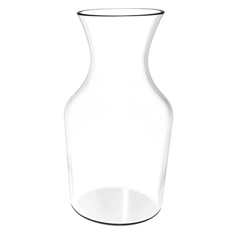 TrueCraftware ? 9 oz Wine Decanter for Table Service, Wine Carafe, Small Decanter, Wine Decanters and Carafes, Clear Color, Polycarbonate, Dishwasher Safe, Break & Shatter-Resistant