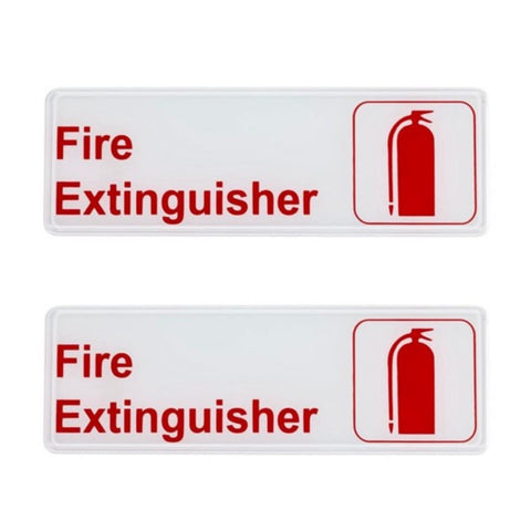 TrueCraftware ? Set of 2- Fire Extinguisher Sign 9