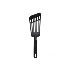 TrueCraftware - 12? Slotted Spatula Slotted Kitchen Spatulas High Heat Resistant Cooking Utensils Ideal Cookware for Fish Eggs Pancakes (Black)
