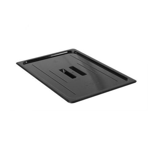 TrueCraftware ? Full Size Polycarbonate Handled Food Pan Lid, Black, Dishwasher Safe, Break-Resistant, Shatter-Resistant, NSF