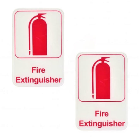 TrueCraftware ? Set of 2- Fire Extinguisher Sign 6