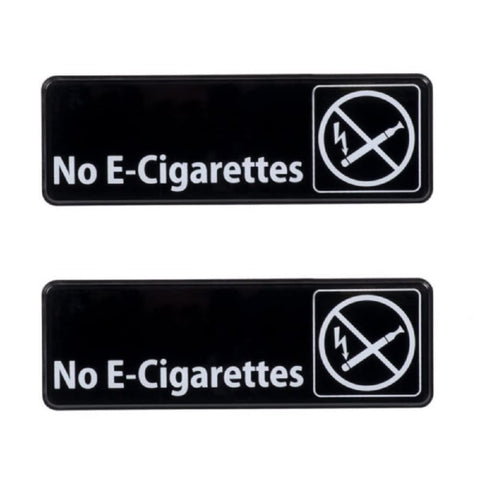 TrueCraftware ? Set of 2- No E-Cigarettes Sign 9