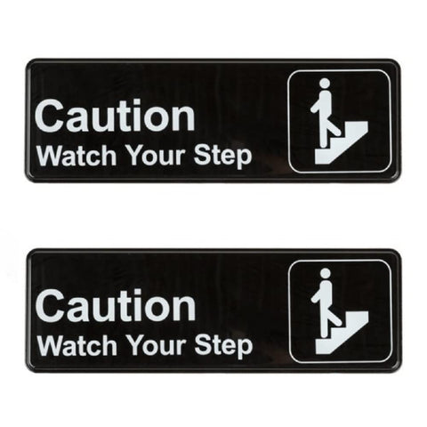 TrueCraftware ? Set of 2- Caution, Watch Your Step Sign 9