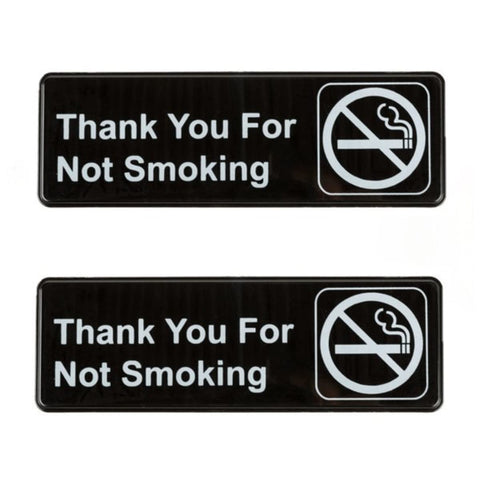 TrueCraftware ? Set of 2- Thank you For Not Smoking Sign 9