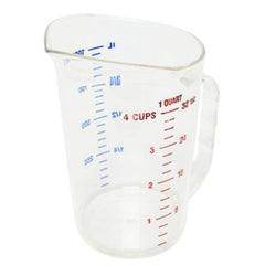 TrueCraftware ? Commercial Grade 1 Liter / 1 Quart Measuring Cup, Clear, Polycarbonate