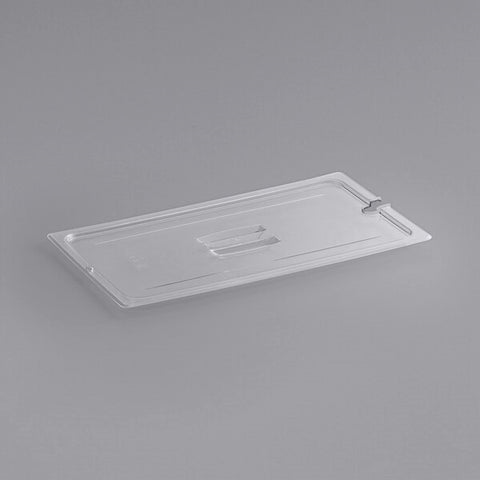 TrueCraftware ? Full Size Polycarbonate Handled Notched Food Pan Lid, Clear, Dishwasher Safe, Break-Resistant, Shatter-Resistant, NSF