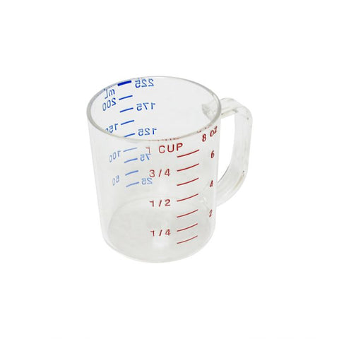 TrueCraftware ? Commercial Grade 0.25 Liter / 1 Cup, Measuring Cup, Clear, Polycarbonate