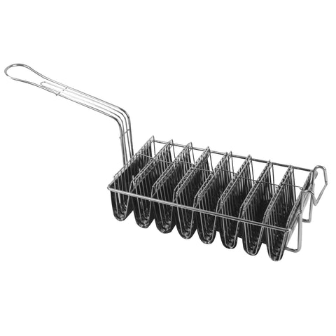 TrueCraftware ?Commercial Grade Taco Basket Holds 8 Shells Deep Fryer Taco Holder Basket Taco Fry Basket with Grip Handle