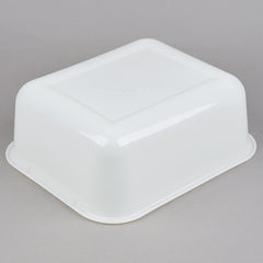 TrueCraftware ? Utility Kitchen Bus Box/Tub/Bin with Handles, 14-1/2" x 12-1/2" x 5-1/2", White Color