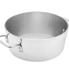 TrueCraftware ? 60 qt. Aluminum Sauce Pot ? Multipurpose Pot for Pasta Soup Pot Large Sauce pot Stew Pot Simmering Pot Dishwasher Safe, NSF Certified