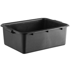 TrueCraftware ? Utility Kitchen Bus Box/Tub/Bin with Handles, 20-1/2" x 15-1/2" x 7", Black Color