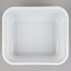 TrueCraftware ? Utility Kitchen Bus Box/Tub/Bin with Handles, 14-1/2" x 12-1/2" x 5-1/2", White Color