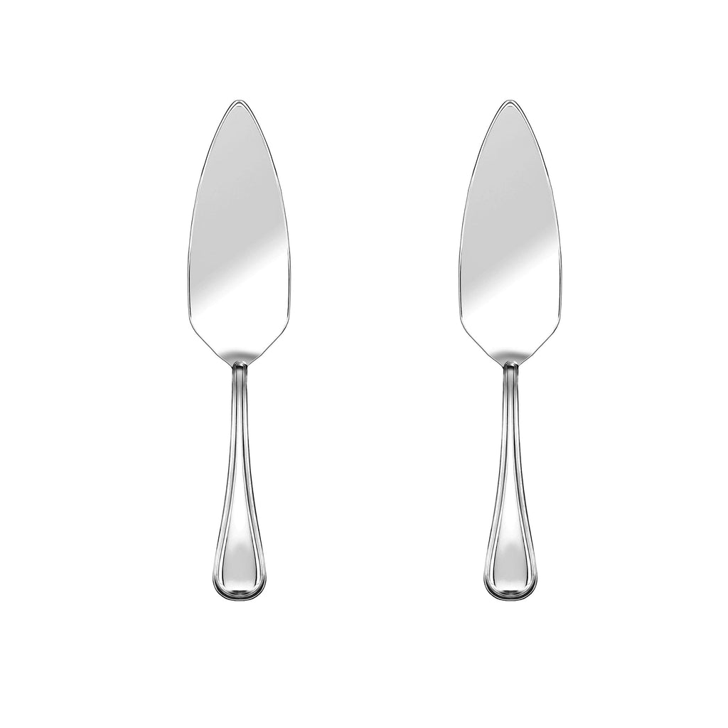 TrueCraftware ? Set of 2- Stainless Steel 8 1/2? Luxor Pastry Server - Stainless Steel Flatware Cutlery Kitchen Tableware Set for Home and Restaurant