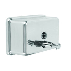 TrueCraftware ? 40 oz. Stainless Steel Surface Mounted Horizontal Soap Dispenser