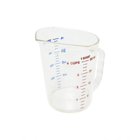 TrueCraftware ? Commercial Grade 1 Liter / 1 Quart Measuring Cup, Clear, Polycarbonate