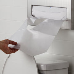 TrueCraftware ? Half Fold Paper Toilet Seat Covers (250 Sheet/Pack), Disposable Toilet Seat Cover - Flushable - Paper Toilet Liners