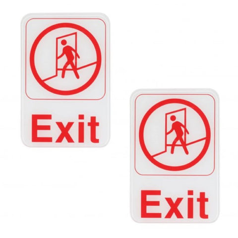 TrueCraftware ? Set of 2- Exit Sign 6