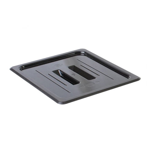 TrueCraftware ? Half Size Polycarbonate Handled Food Pan Lid, Black, Dishwasher Safe, Break-Resistant, Shatter-Resistant, NSF