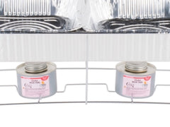 TrueCraftware ? Chrome Wire Chafer Stand for Full Size Disposable Pans, Chrome Plated