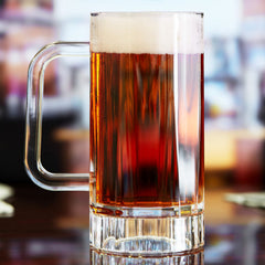 TrueCraftware ? Commercial Grade 16 oz Beer Mug with Handle, Polycarbonate, Dishwasher Safe, Break-Resistant, Shatter-Resistant