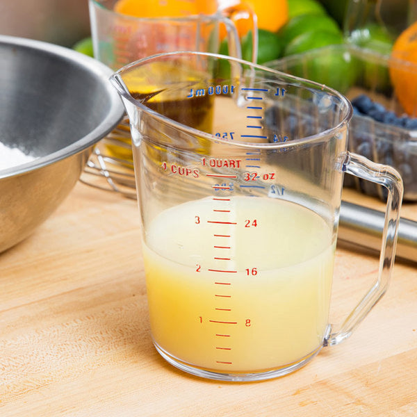 TrueCraftware ? Commercial Grade 1 Liter / 1 Quart Measuring Cup, Clea ...